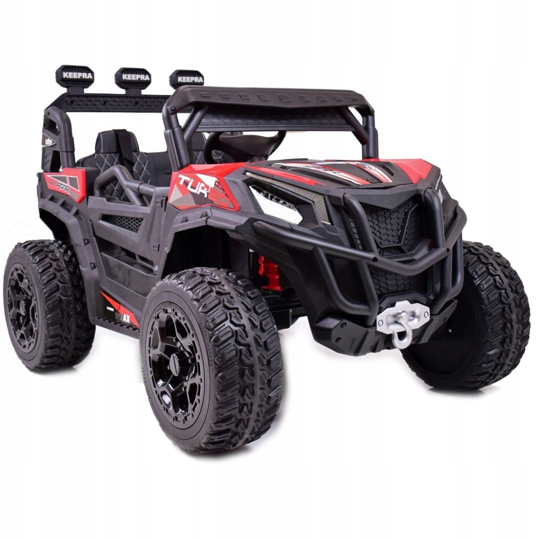 Buggy Rzr Turbo 12 V,4X4 180 W Moc, Pilot, Miękkie Siedzenie, Mię