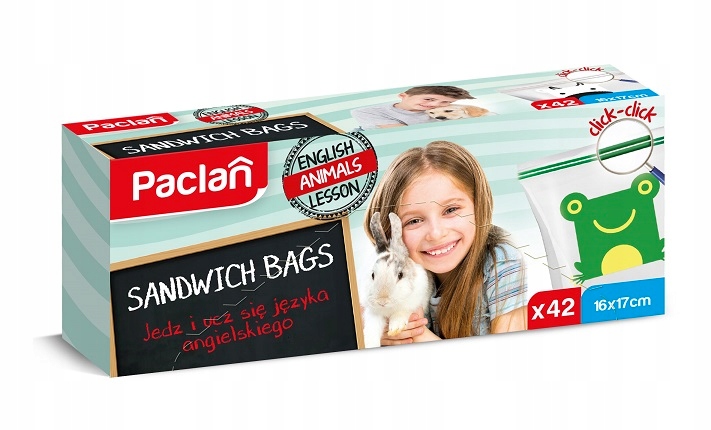 WORECZKI ŚNIADANIOWE ZAMYKANE wzory wielorazowe 42 SZTUKI