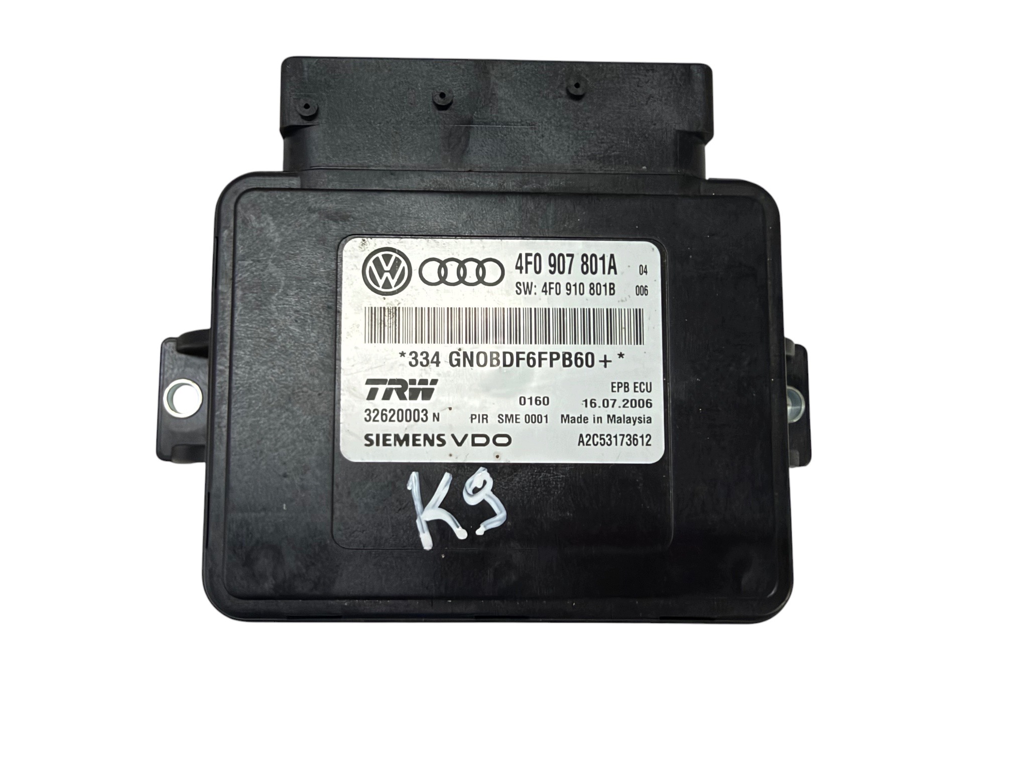 modul elektrische parkbremse AUDI A6 C6 4F0907801A