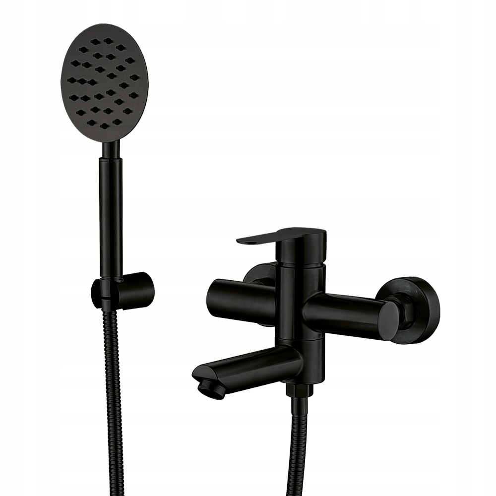 Vaňová batéria Wezer EKO3-09-BLACK s sprchovým setom