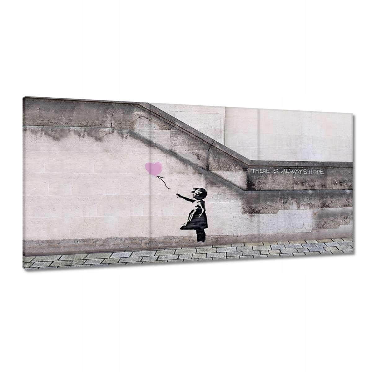 Obrazy 180x90 Banksy Balónik Dievča