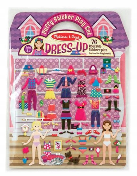 

Melissa And Doug Naklejki Wypukłe Moda Wielorazowe