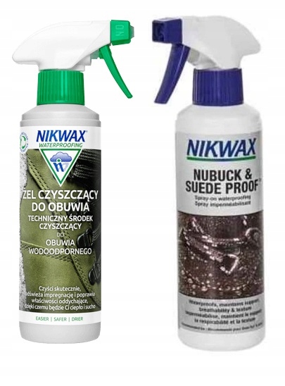 

Nikwax Zestaw Nubuk Welur i Żel do obuwia 300 ml