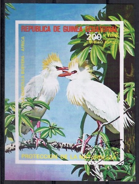 Gwinea Równikowa 1976 Mi bl 247 Czyste **