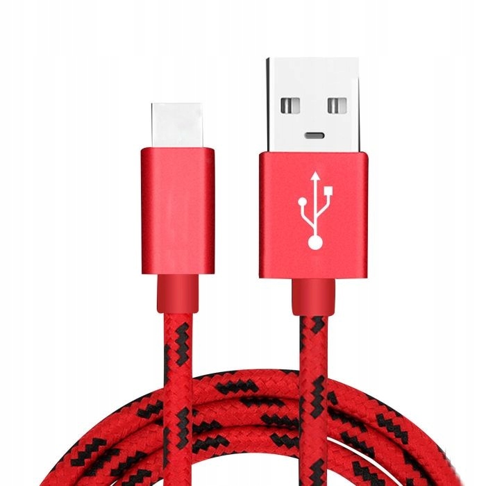 Kabel USB do USB-C SZYBKIE ŁADOWANIE w OPLOCIE 2 m