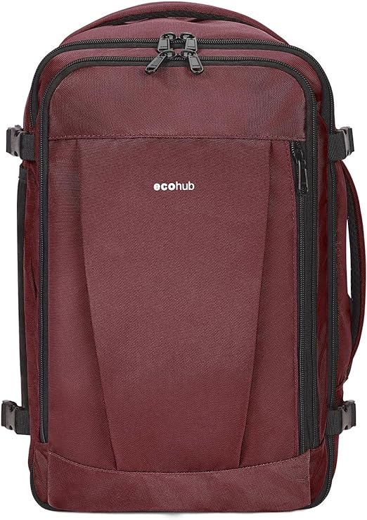 Batoh Cestovní Příruční Zavazadlo Ryanair Ecohub 40X20X25cm 20L Červený