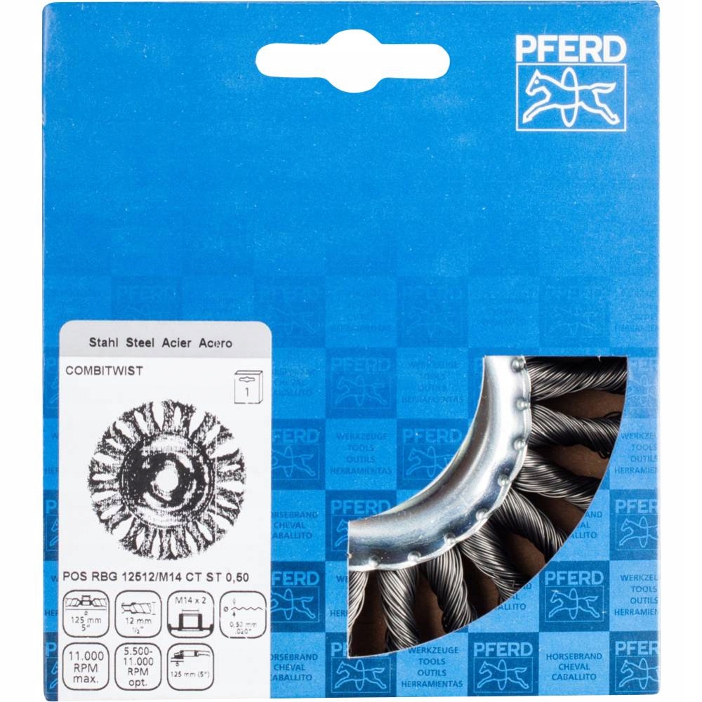 Szczotka okrągła PFERD POS RBG 12512/M14 CT ST 0 5 Marka PFERD