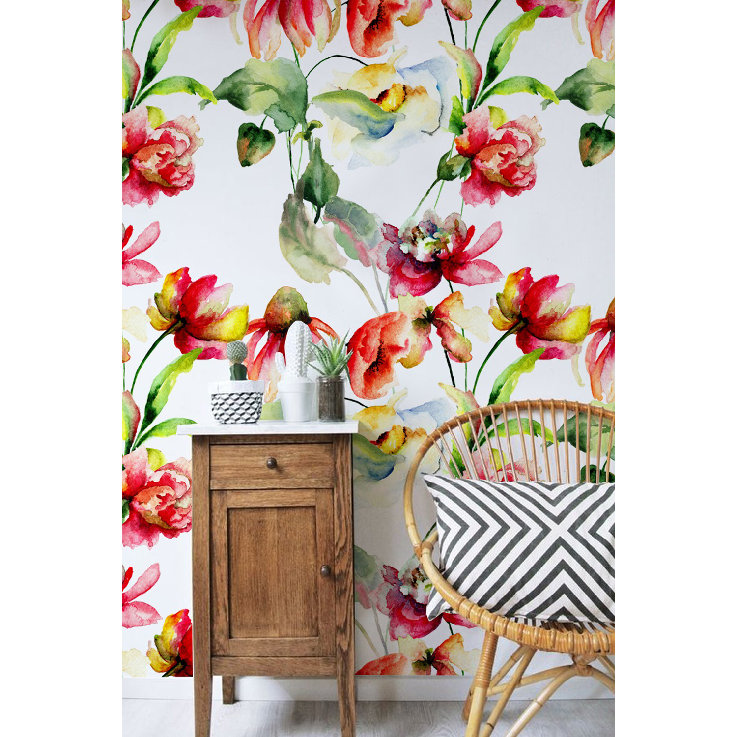 

Foto tapeta samoprzylepna Dzikie kwiaty 250x250 cm