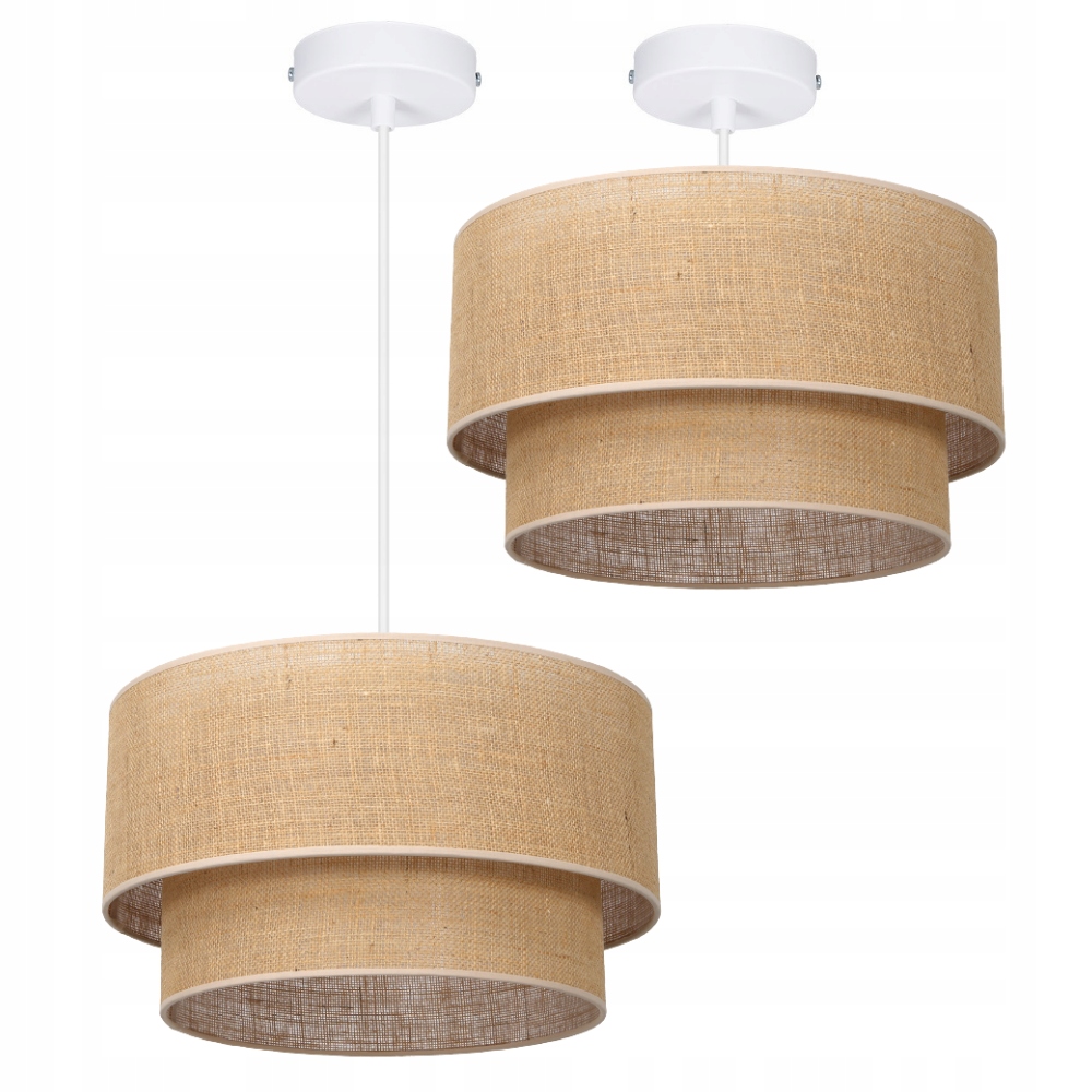 

Nowoczesna Boho Lampa Sufitowa Wisząca Juta 45 CM