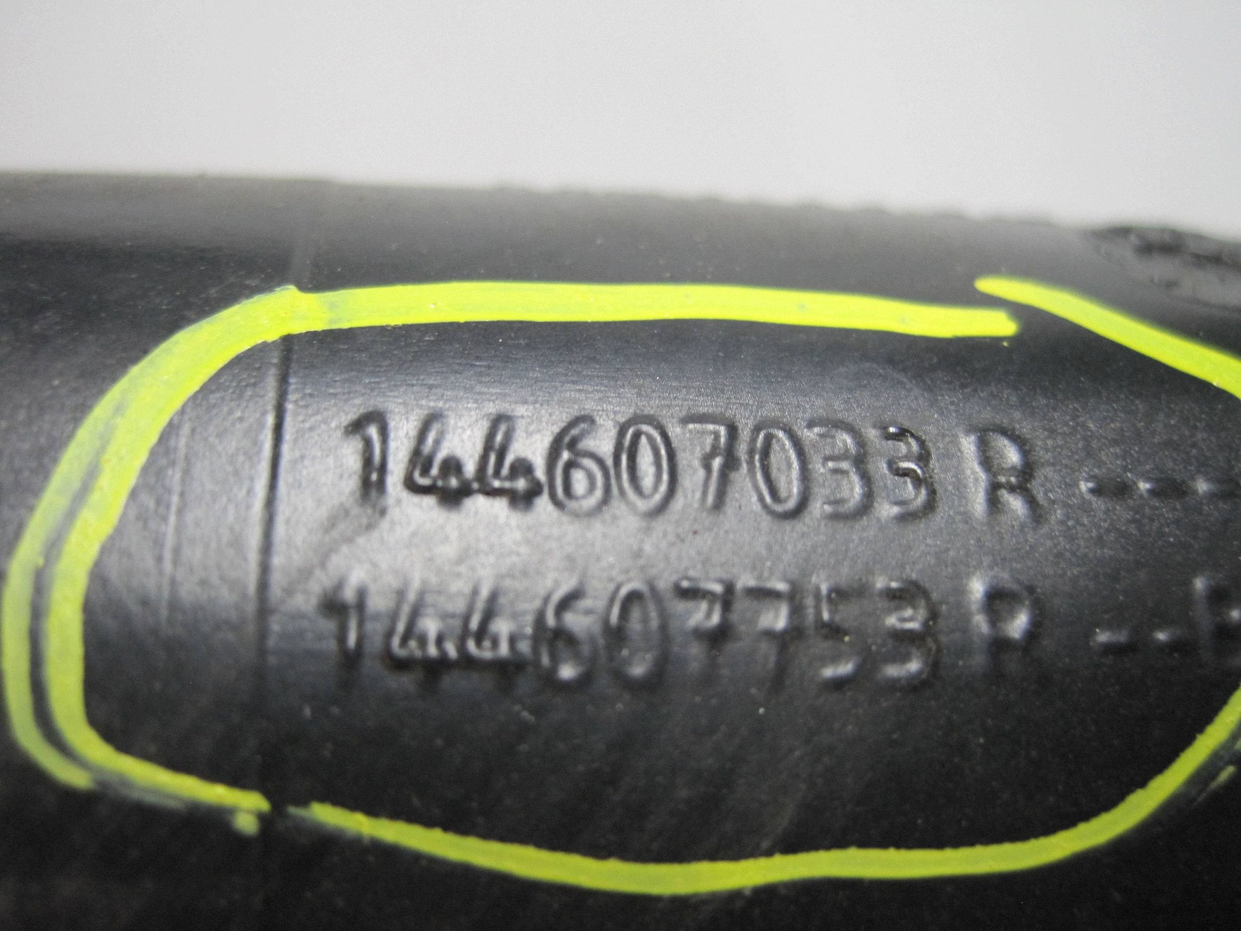 hadice intercoolera NISSAN QASHQAI 144607033R