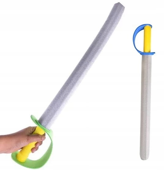 

Miękki Miecz Z Pianki Piankowy Pirat Rycerz 70 CM