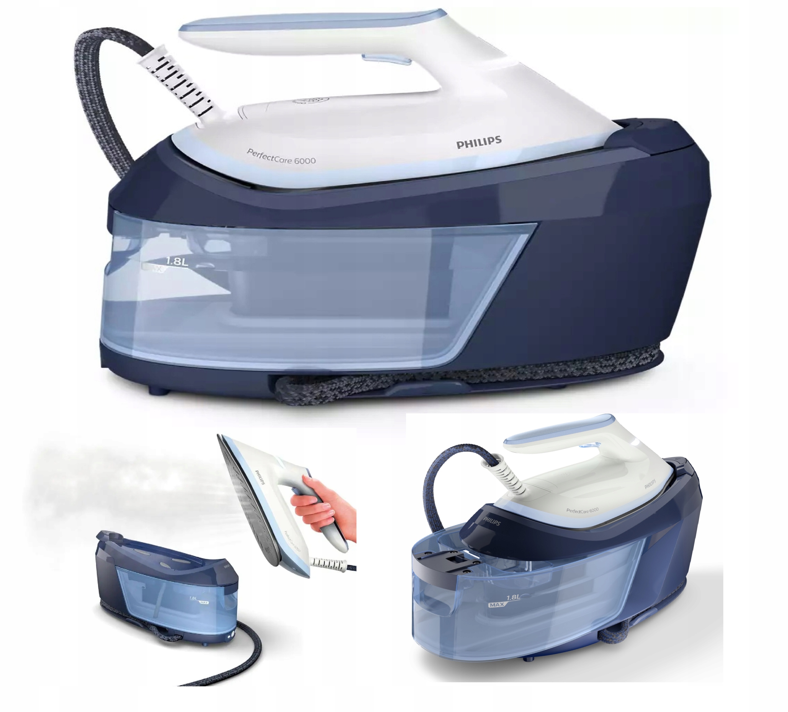 Żelazko Generator pary Philips PSG6026/20 2400W OptimalTemp