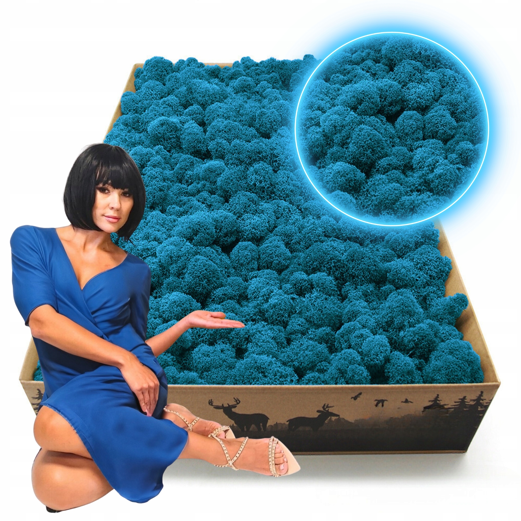 Mech Chrobotek Reniferový finský 2kg Čištěný Premium nejvyšší kvalita