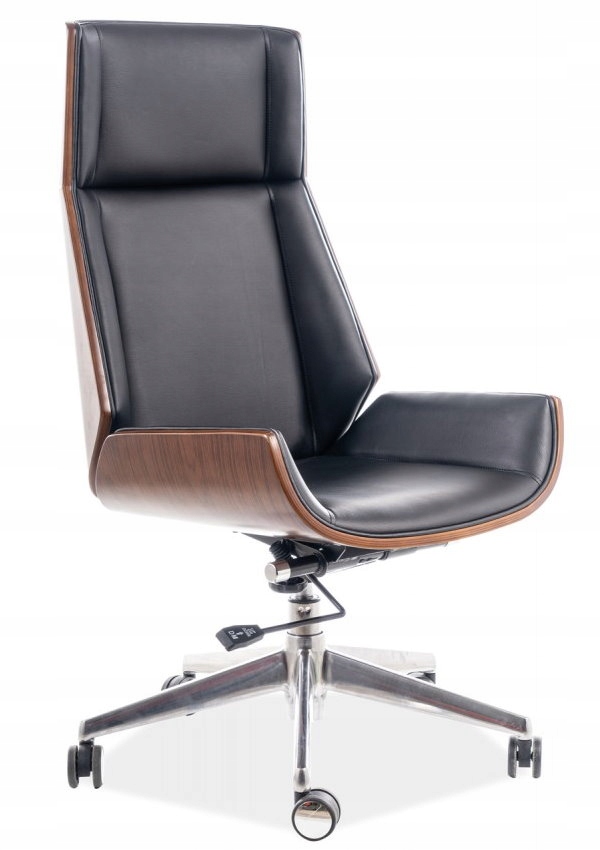 MD stolička kancelárska otočná dizajn Black eco