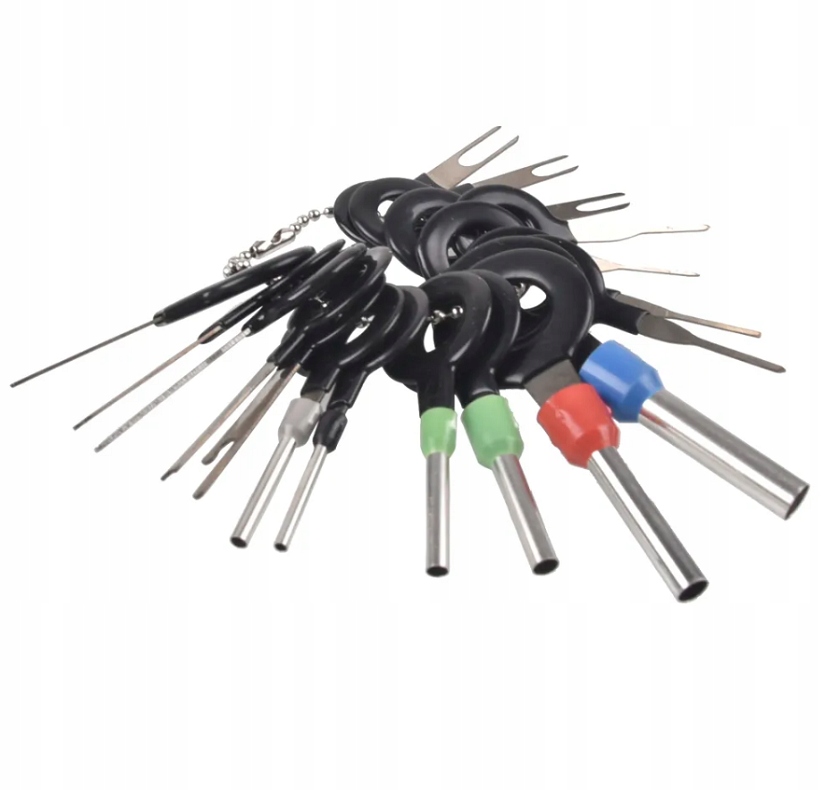 KLUCZE WYJMAKI DO DEMONTAŻU PINÓW KONEKTORÓW 18szt Marka inna