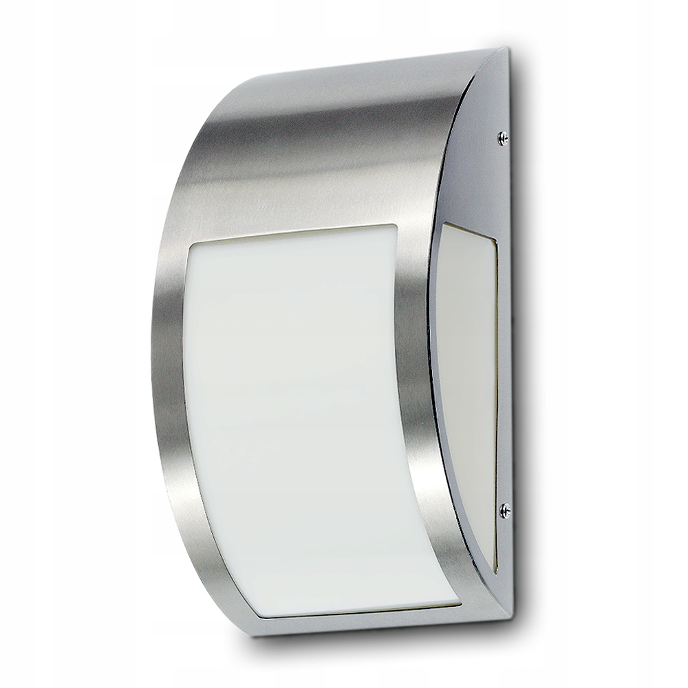 Kinkiet Zewnętrzny Lampa Ogrodowa Elewacyjna Ścienna Do Led E27 Chrom