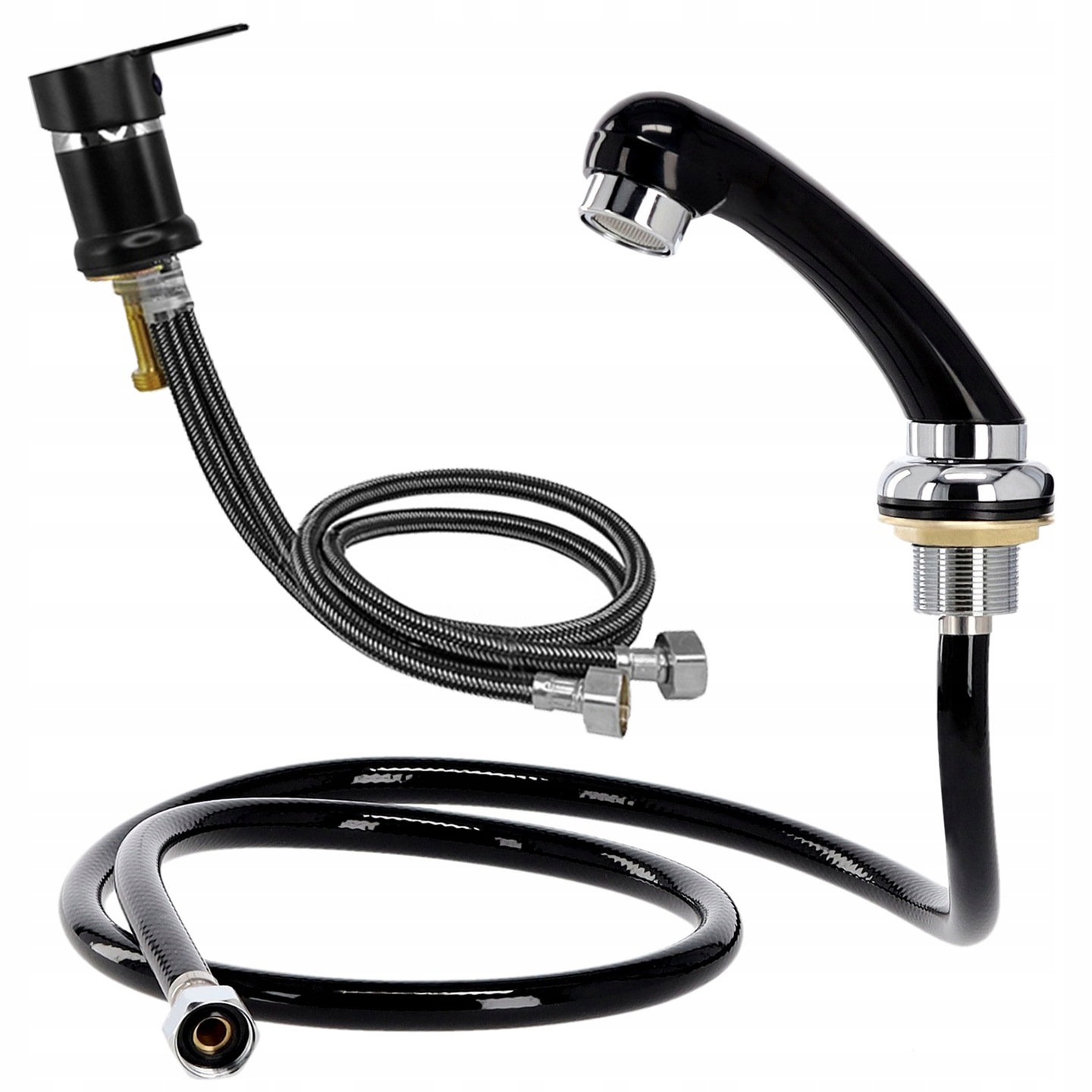 Sada baterie a sluchátka s výlevkou pro kadeřnickou mísu