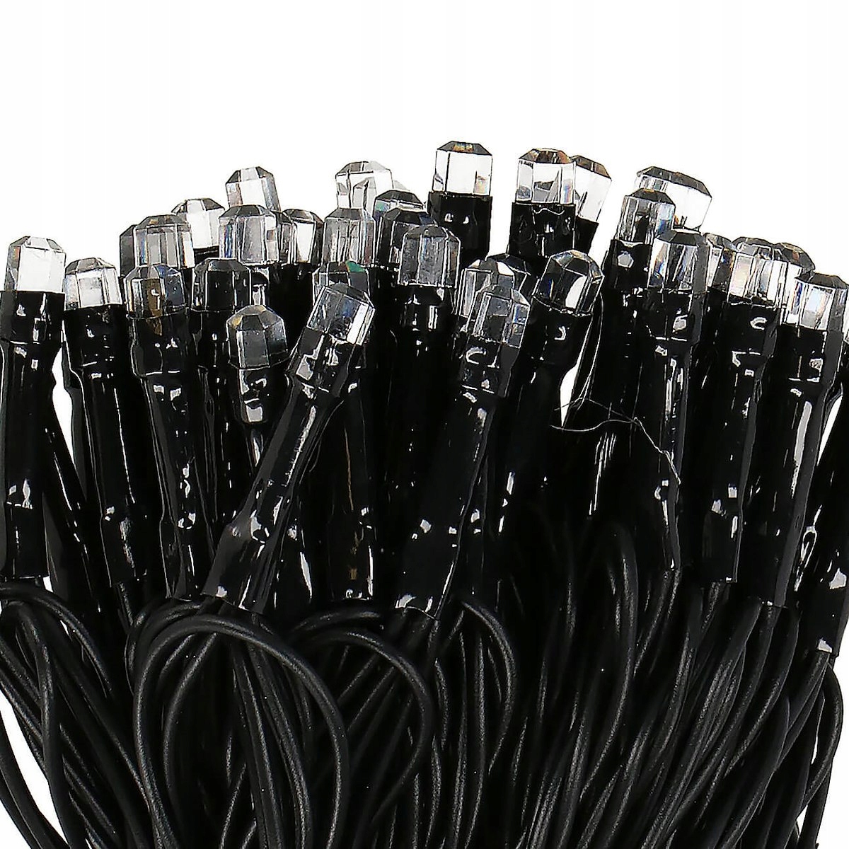 LAMPKI 120LED CHOINKOWE ZEWNĘTRZNE WEWNĘTRZNE ZIMNY BIAŁE NA BATERIE Liczba lampek 101 - 200