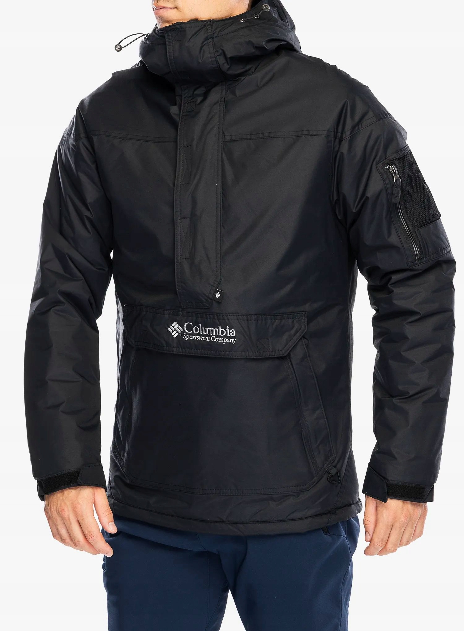 Zateplená bunda Columbia Challenger II Insulated Pullover černá L
