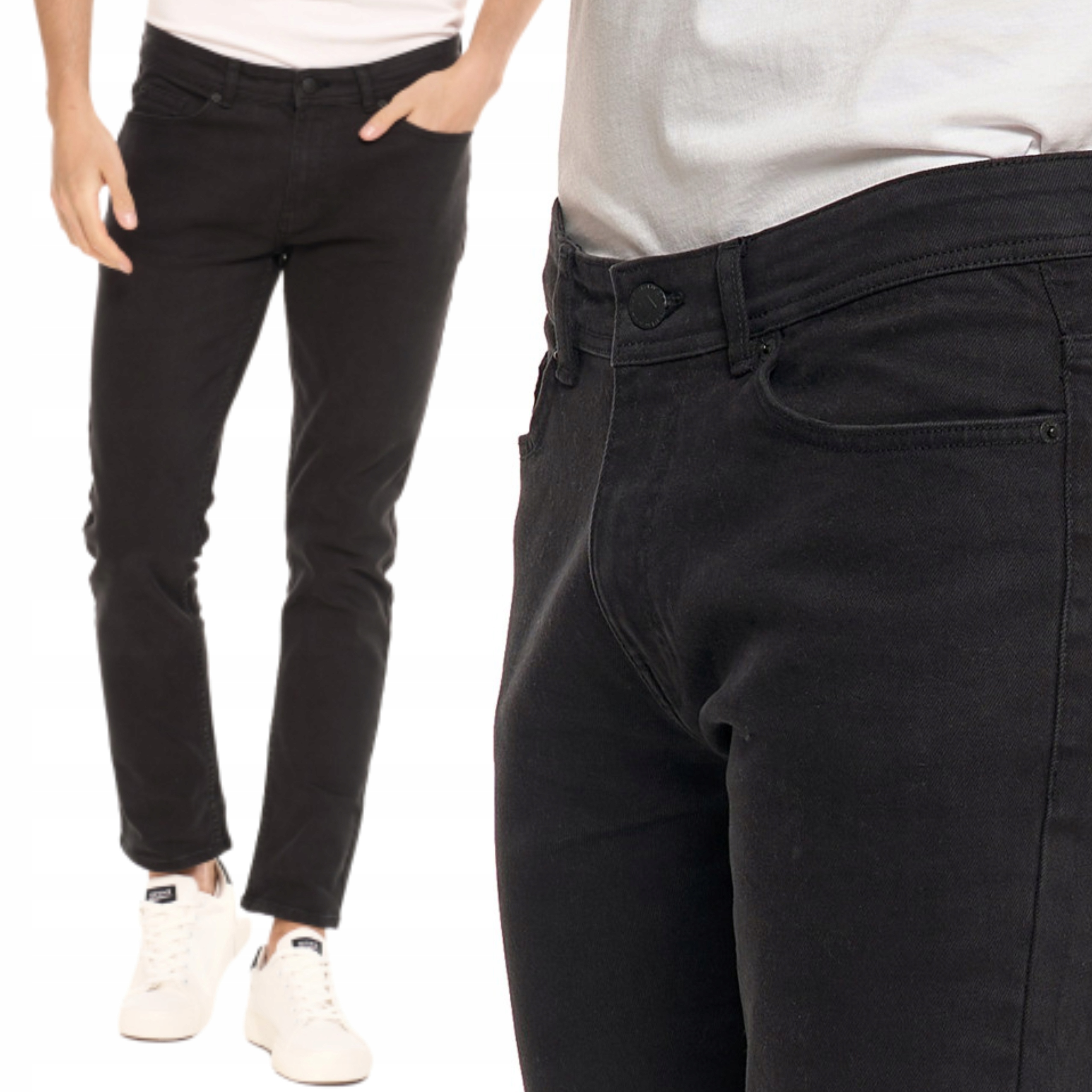 Pánské bavlněné džínové kalhoty Stylové Klasické Moraj 36