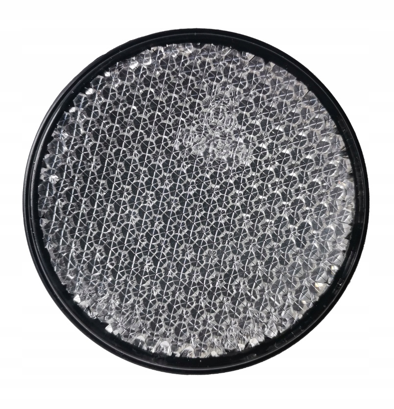 

Odblask Okrągły Biały do przyczepki lawety naczepy