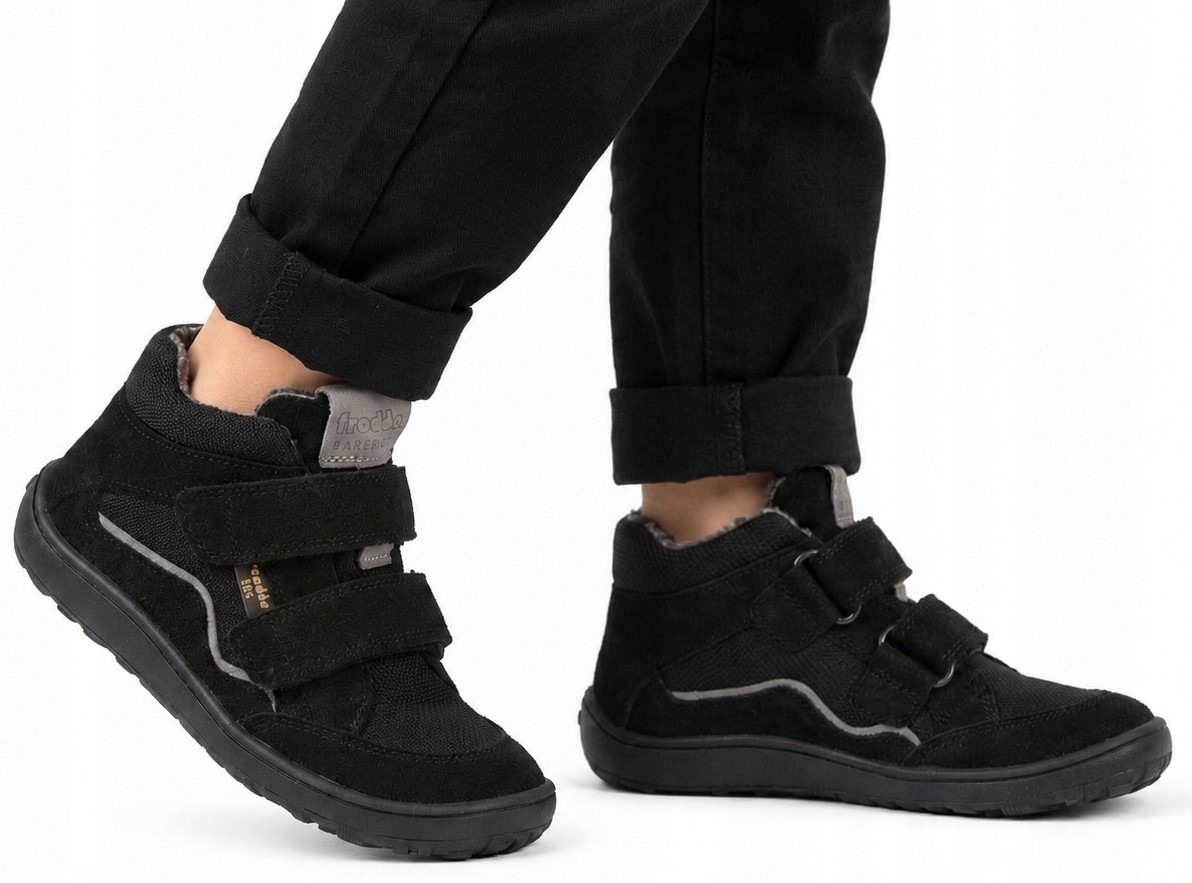 Buty dziecięce Froddo barefoot trzewiki do szkoły lekkie na rzepy