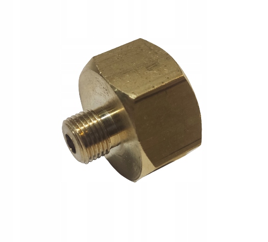 

Mosiężna Redukcja Mufowo-nyplowa 1/2'' x 1/8 Mocna