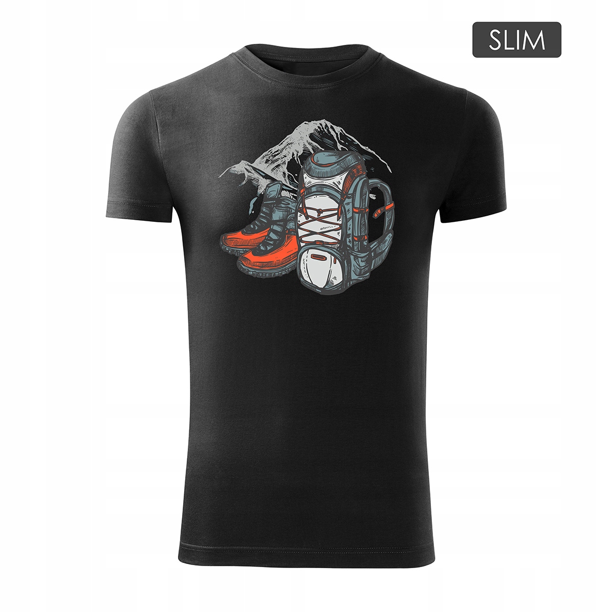 

Koszulka z plecakiem w góry z górami trekkingowa