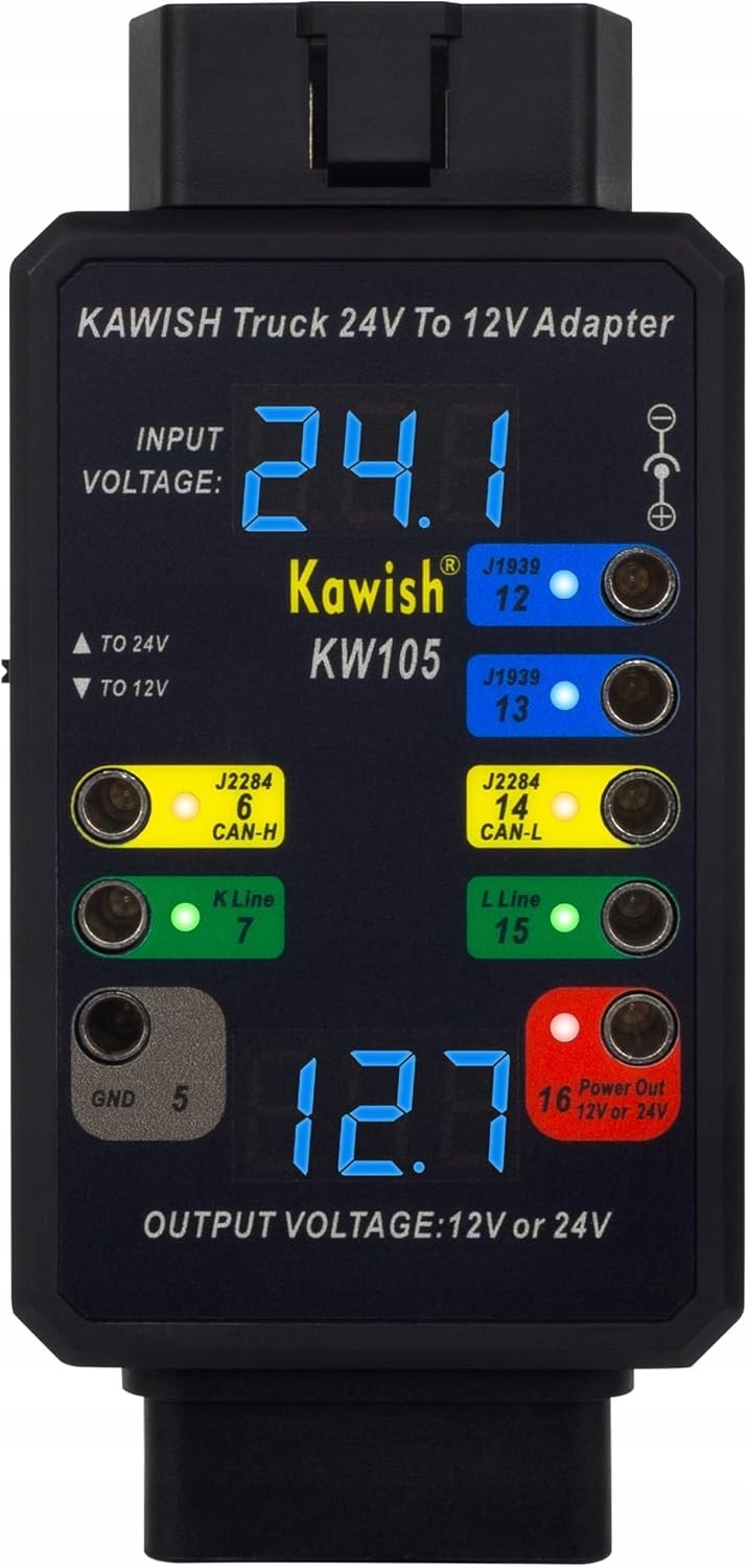 Konvertor OBD2 24V 12V Kawish KW105