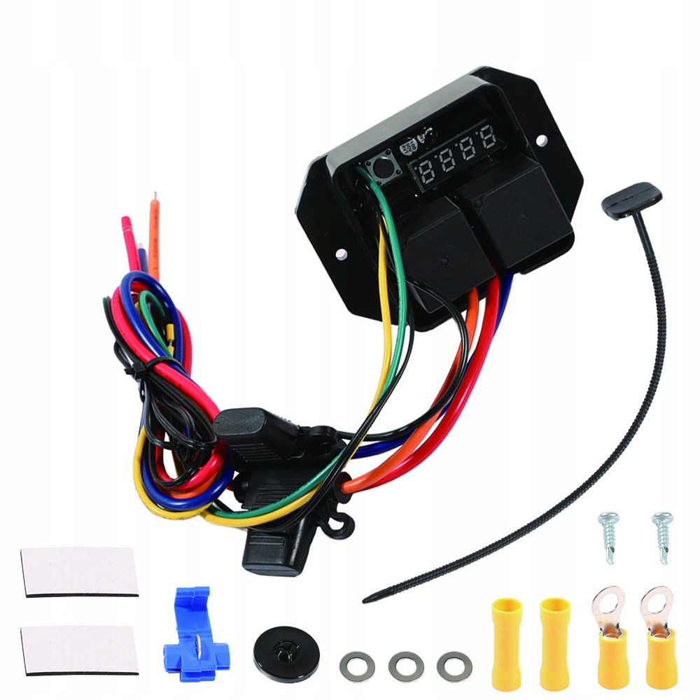 Sada Přepínače Ventilátoru Motocyklu – Plast, Bez Baterií