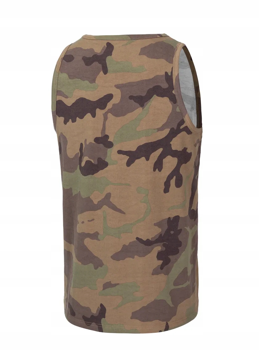 Tank Top męski Pit Bull Slim Fit Small Hilltop - Woodland Camo r. L Kod producenta Koszulka na ramiączkach