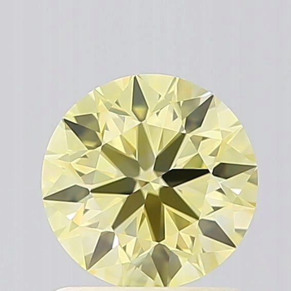 Diament laboratoryjny kolorowy 1.02ct ROUND Fancy Yellow VVS2 (IGI)
