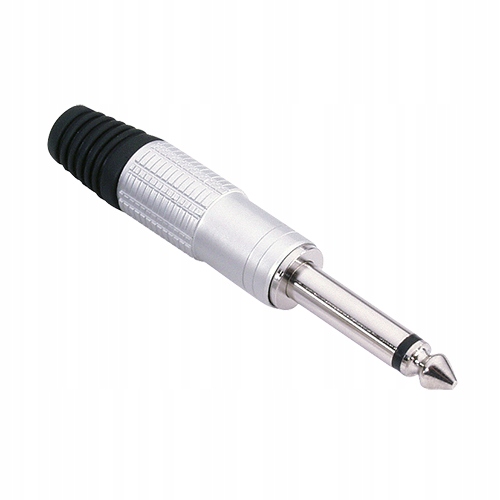 Adam Hall 7514 Wtyk duży Jack 6,3 mm Mono Srebrny