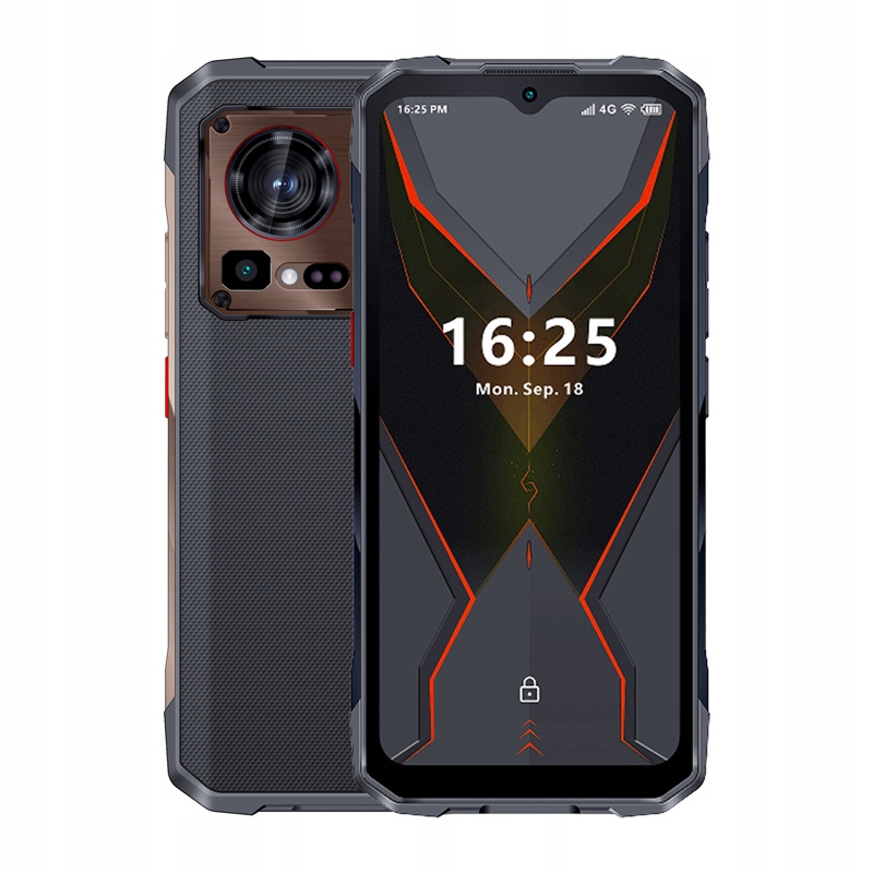 Hotwav Cyber 15 Pancéřový chytrý telefon Bronzový 12GB 12GB Ram 256GB 120Hz 6.6"