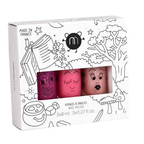 Nailmatic Kids Magic Forest 2 sada laků na nehty 3x8 ml