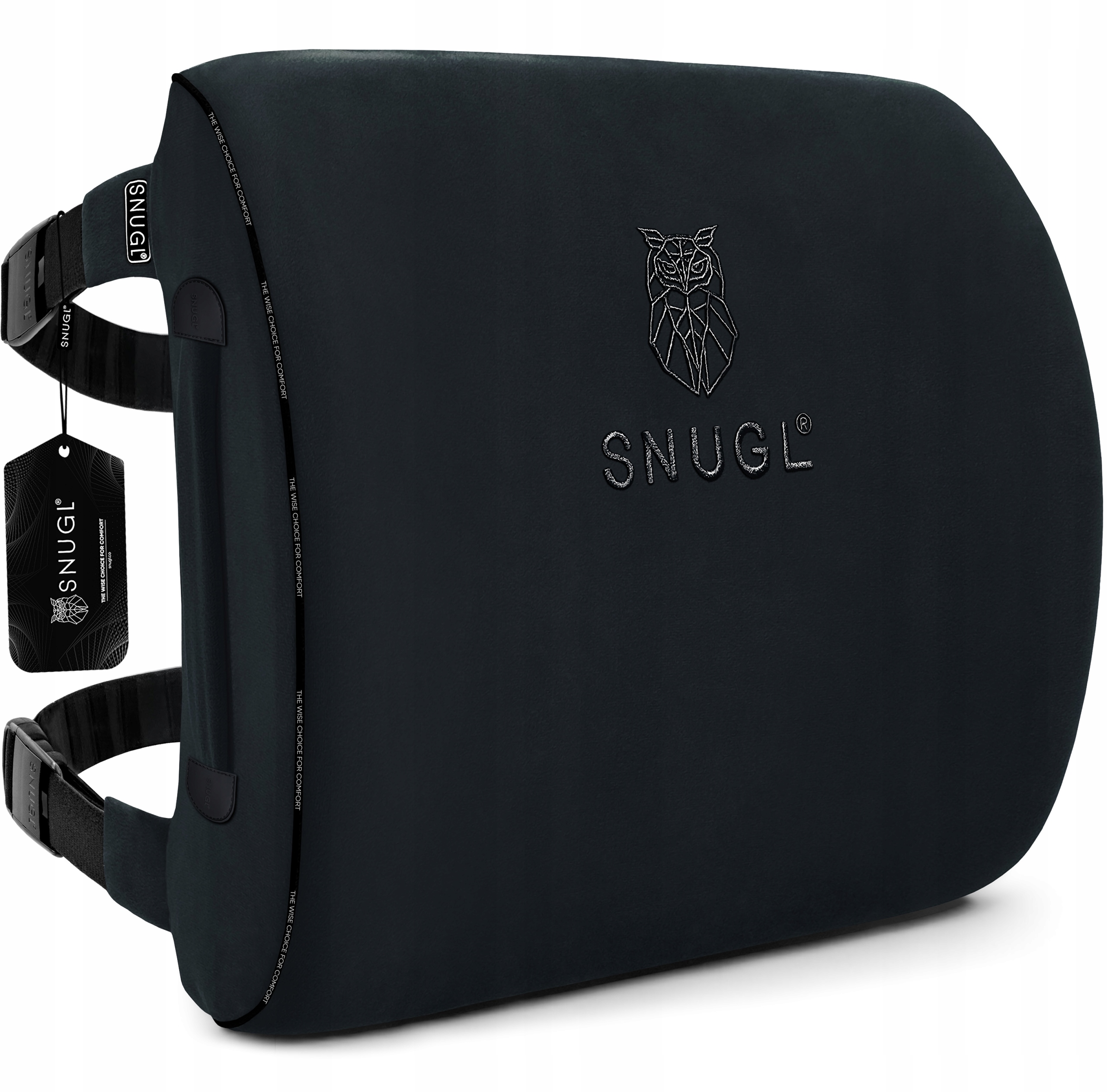 Poduszka Lędźwiowa Na Fotel I Krzesło, Ortopedyczna Do Samochodu Na Plecy