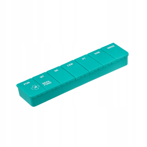 

Kasetka Tygodniowa Na Leki podział, 1 pora dnia