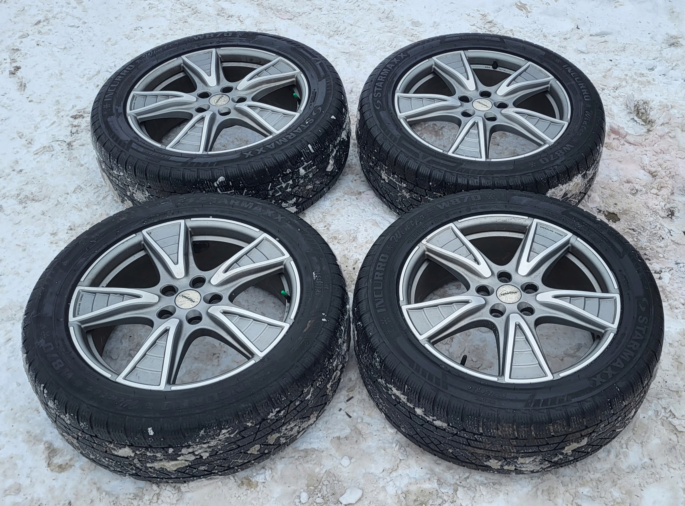 JEEP GRAND CHEROKEE WK2 KOŁA FELGI OPONY ZIMA 265/50/R20 8MM