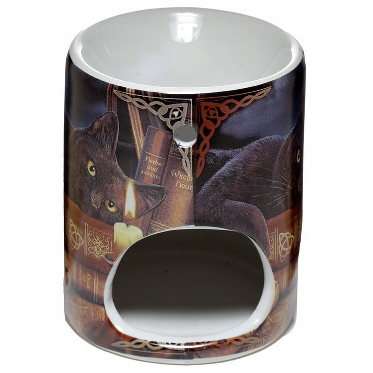 Ceramiczny kominek do olejków Kot ze świecą Kod producenta 11,766787