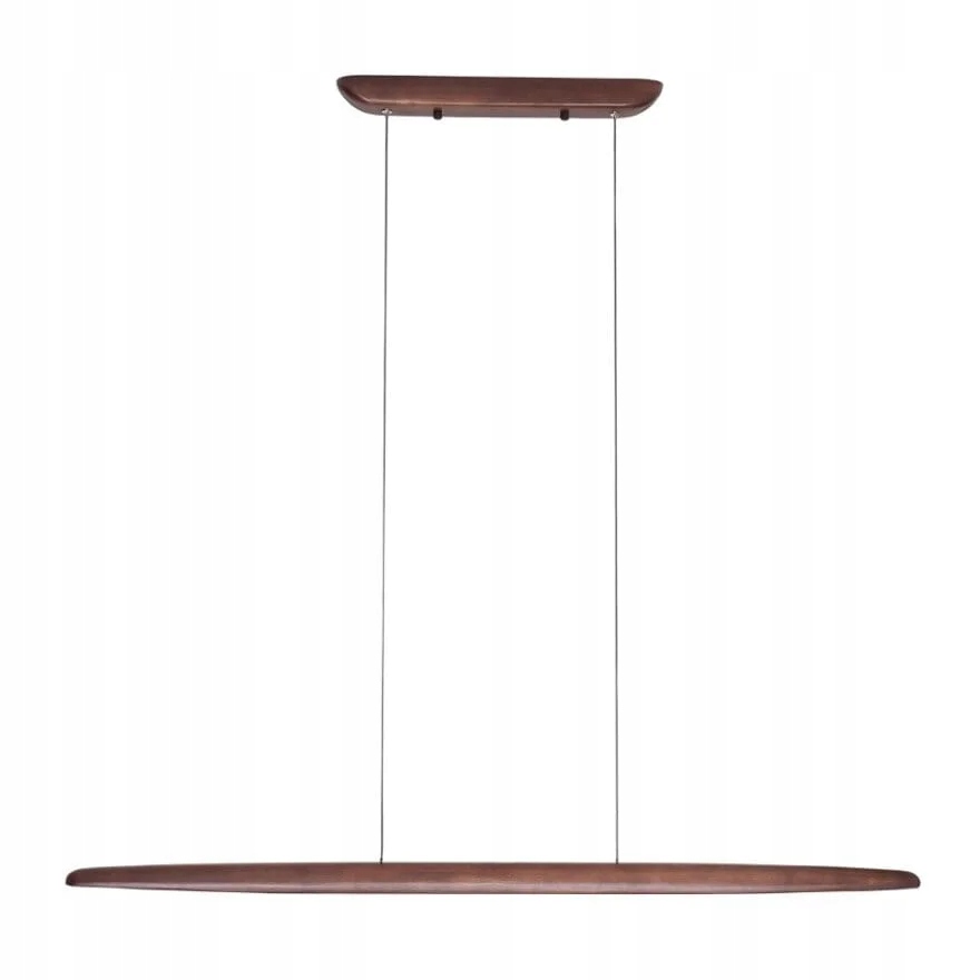 Lampa wisząca klasyczna drewniana listwa 130 cm Woody Led 25W P0598 Maxligh