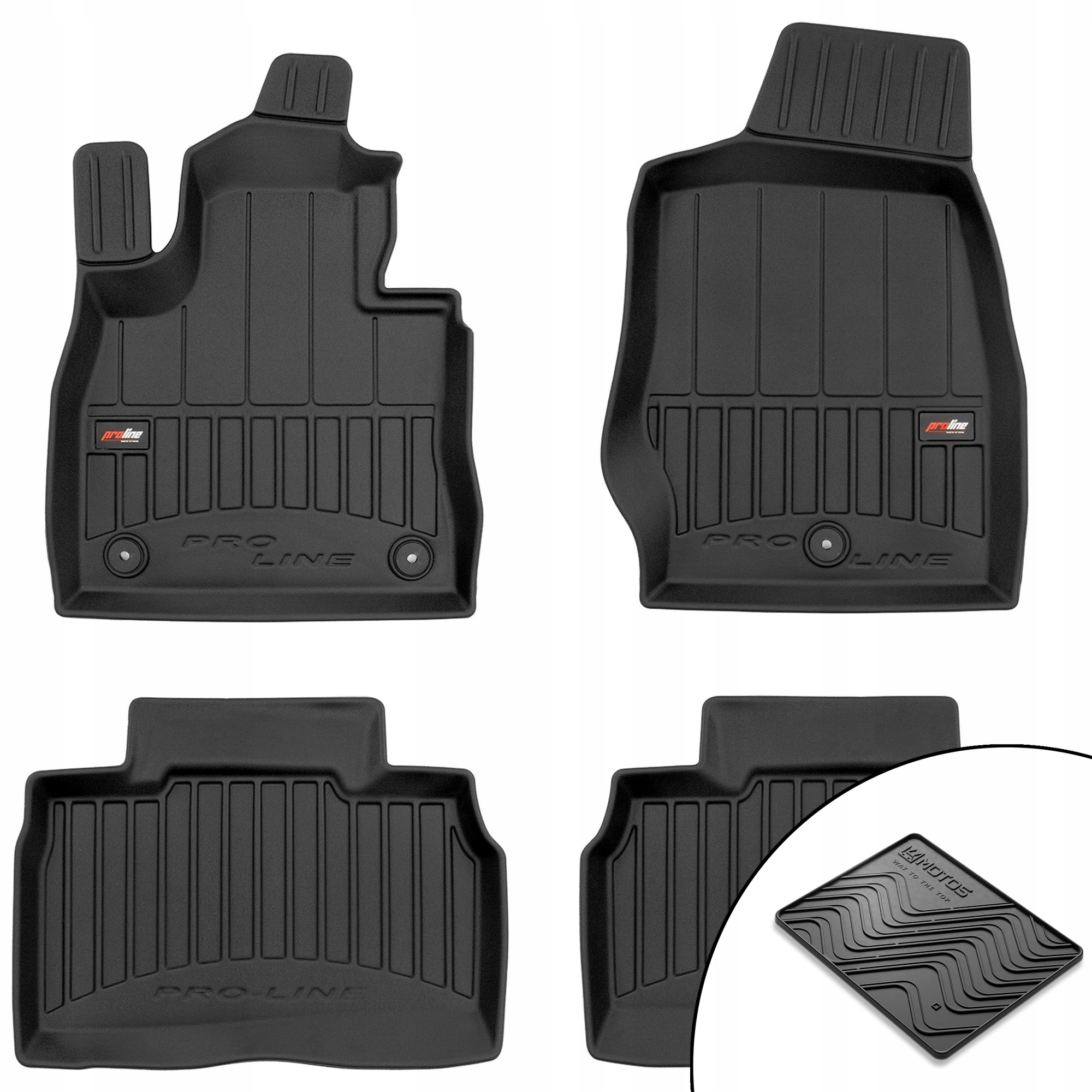 3D gumové koberce Ford Explorer VI od roku 2019 rohož bonus