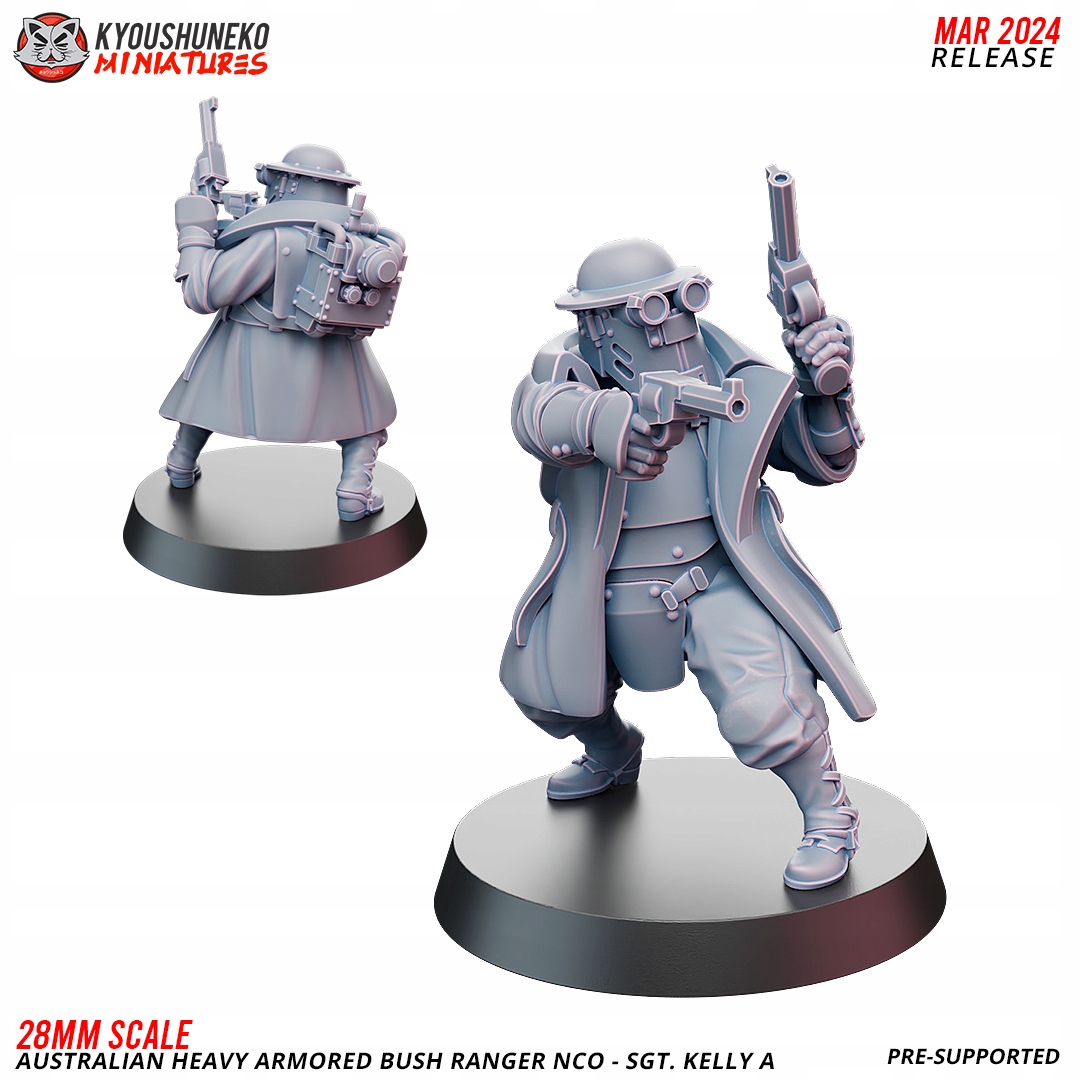 Sgt. Kelly A Australian Heavy Armored Bush Ranger