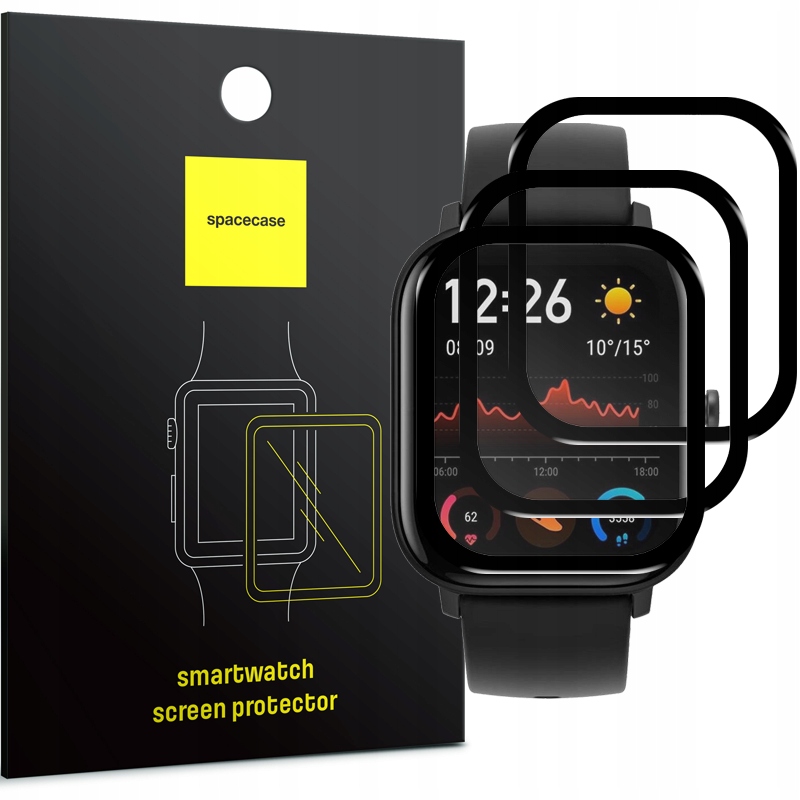 

3X Szkło Hybrydowe Spacecase Do Xiaomi Amazfit Gts