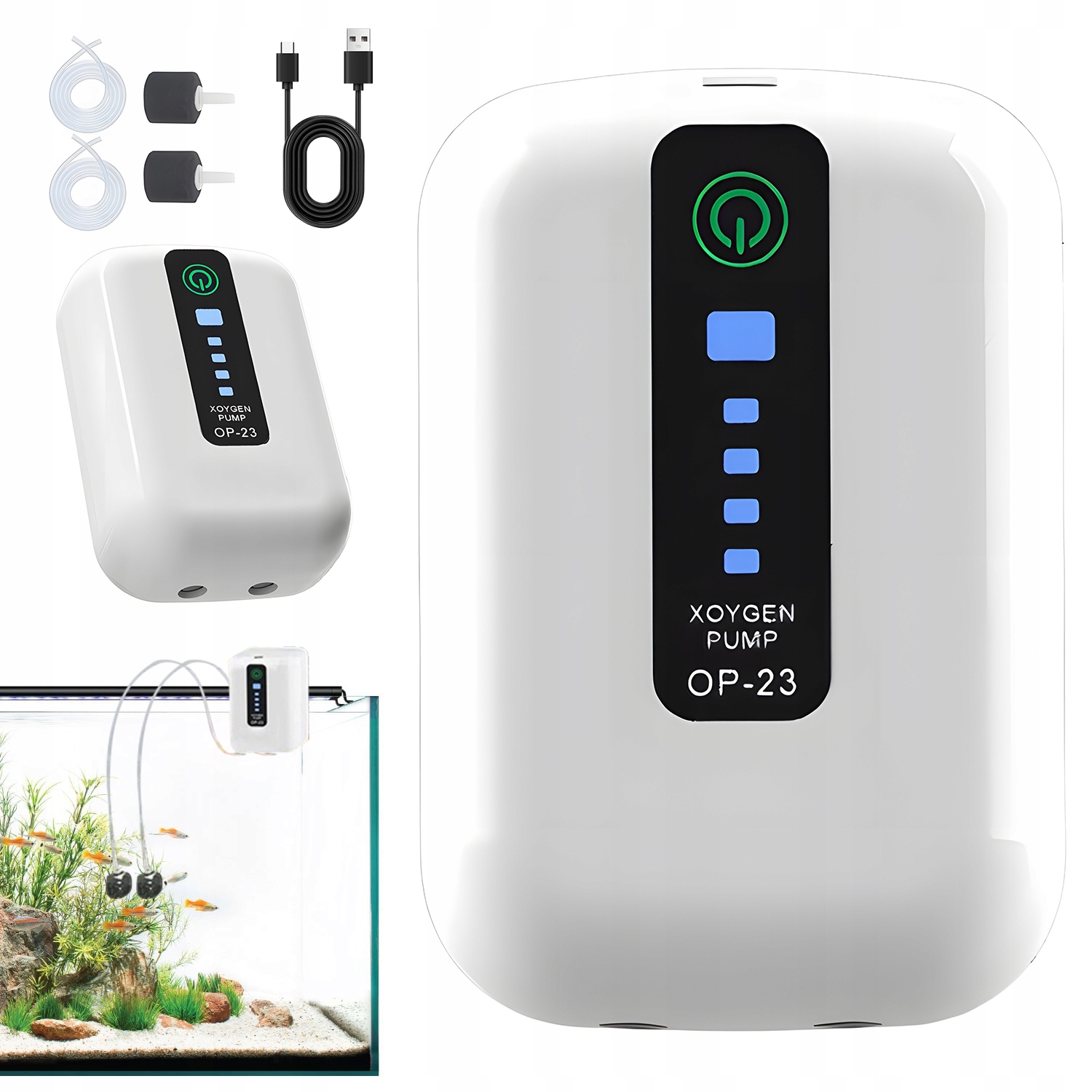 Levně Zahradní Oběhové Vodní Čerpadlo Do Jezírka Fontány Akvária 90 L/h