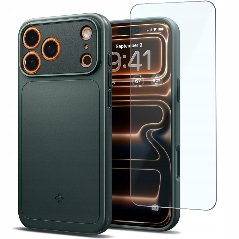 Etui Spigen Thin Fit Mag do iPhone 17 Pro, do MagSafe, smukłe szkło