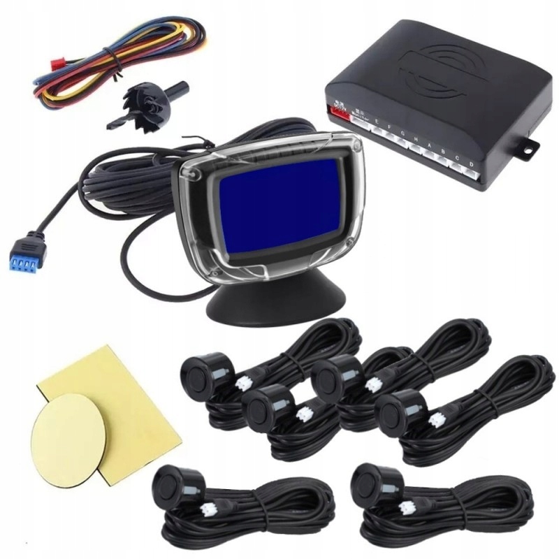 6 senzorů, displej, centrální jednotka, sada