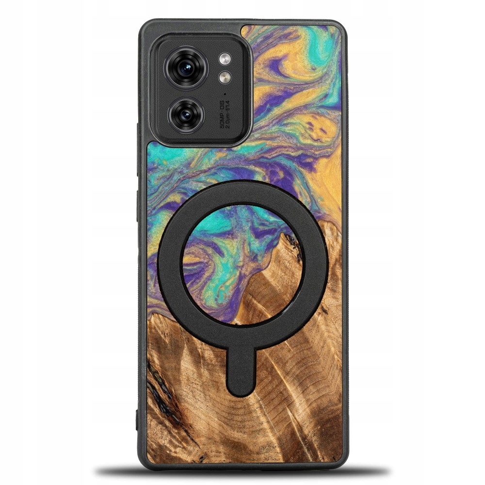 Pouzdro Bewood Unique pro Motorola Edge 40 Planety Merkur s MagSafe