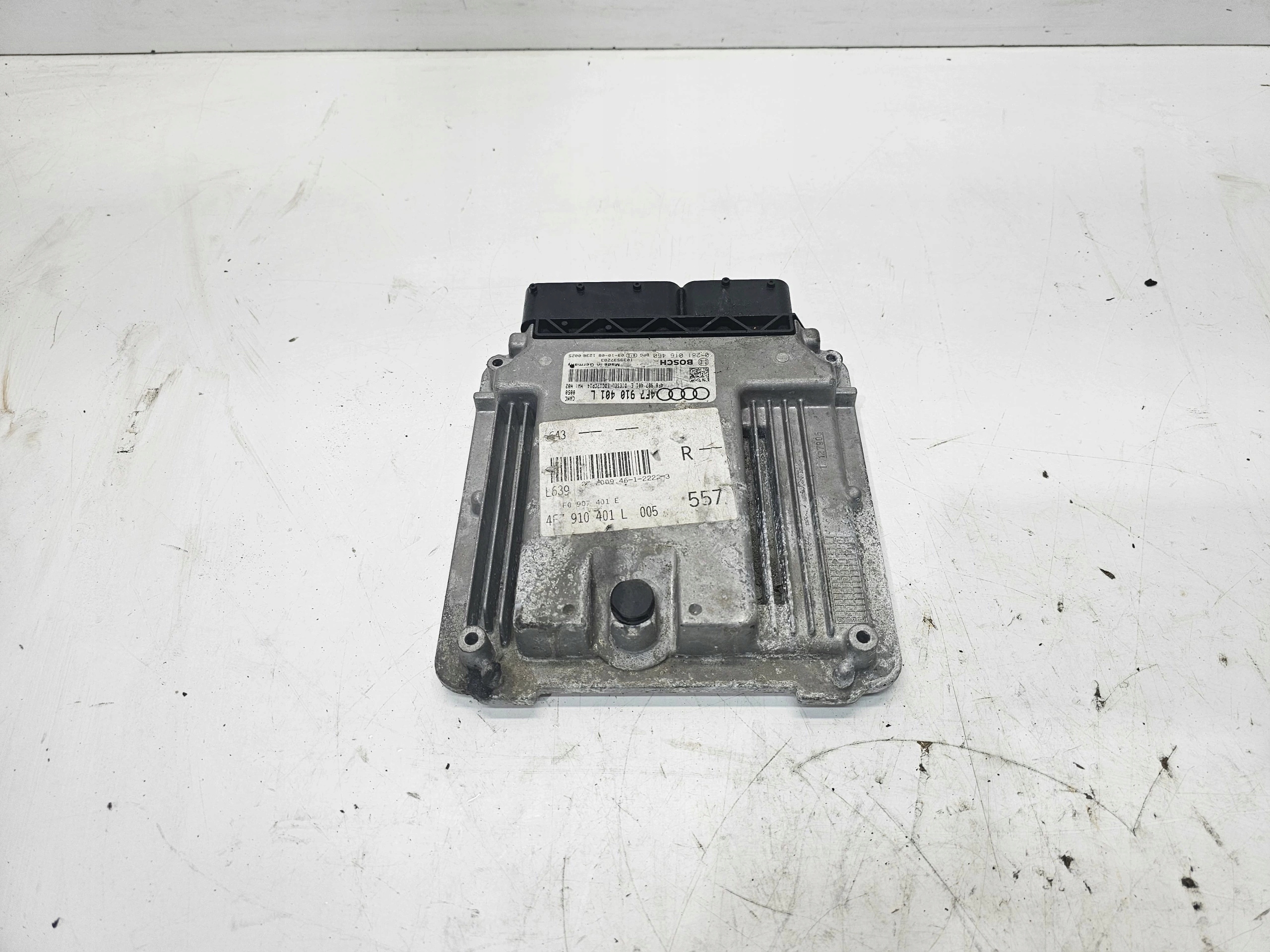 computer control unit of the engine AUDI A6 C6 LIFT 2.7 4F7910401L 4F0907401E