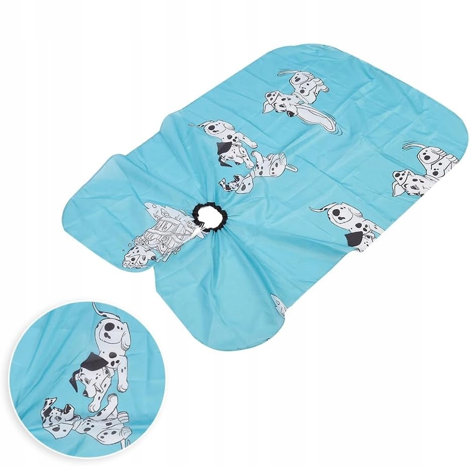 Peleryna fryzjerska dla dzieci z Kreskówkowym Wzorem Psa Marka bez marki