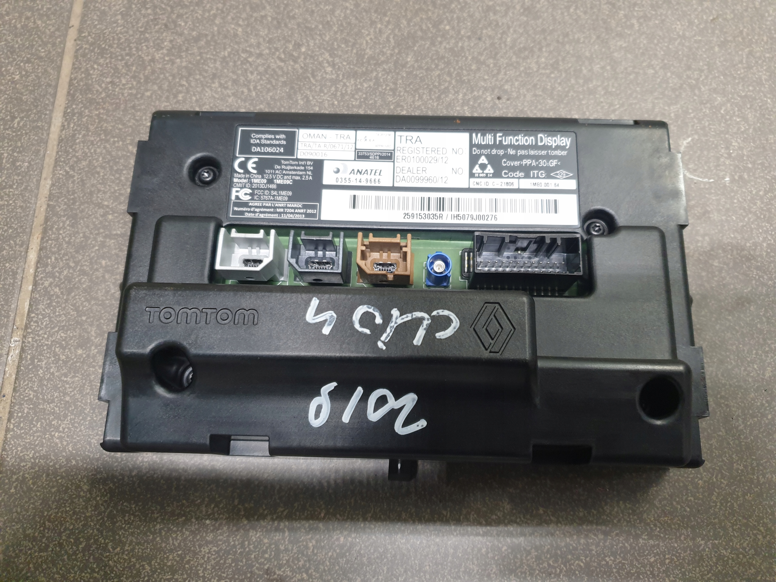 Display NAVI RENAULT CLIO 4 IV 2016- 259153035R